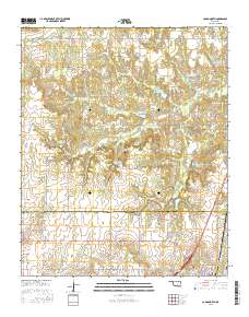 Caddo North 2016 topographic map thumbnail
