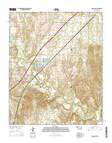 Caddo South 2016 topographic map thumbnail