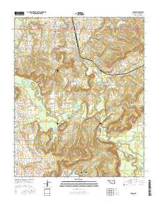 Beggs 2016 topographic map thumbnail