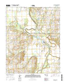 Catoosa SE 2016 topographic map thumbnail