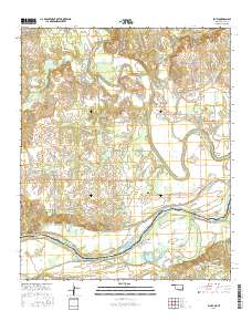 Bluff 2016 topographic map thumbnail