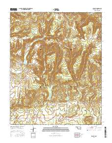 Brushy 2016 topographic map thumbnail