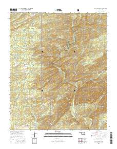 Bear Mountain 2016 topographic map thumbnail