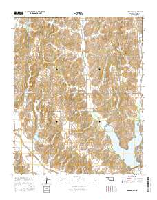 Anadarko NW 2016 topographic map thumbnail