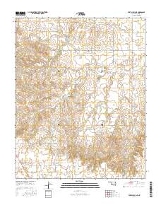 Fort Supply NE 2016 topographic map thumbnail