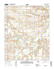 Gotebo East 2016 topographic map thumbnail