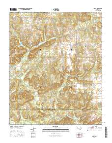 Gerty 2016 topographic map thumbnail