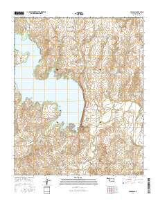 Foss Dam 2016 topographic map thumbnail