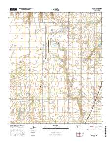 Dill City 2016 topographic map thumbnail
