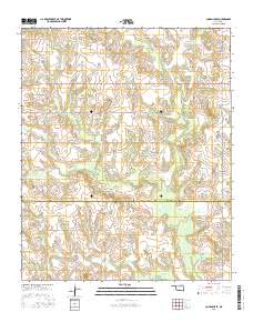 Comanche SE 2016 topographic map thumbnail