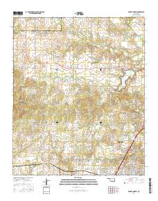 Durant North 2016 topographic map thumbnail