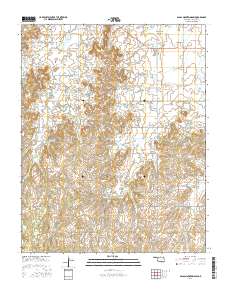 Glass Mountains SW 2016 topographic map thumbnail