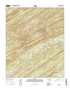 Cloudy 2016 topographic map thumbnail