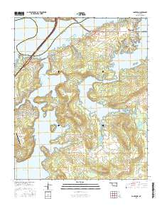 Longtown 2016 topographic map thumbnail