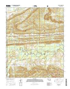 Leflore 2016 topographic map thumbnail
