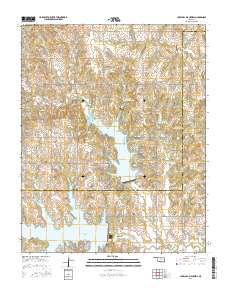 Lake Carl Blackwell 2016 topographic map thumbnail