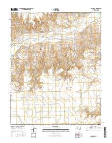 Guymon SE 2016 topographic map thumbnail