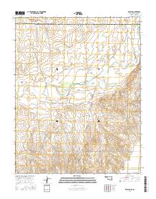 Keyes NE 2016 topographic map thumbnail