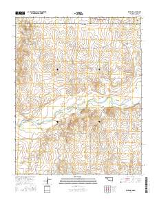 Keyes NW 2016 topographic map thumbnail