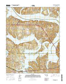 Keystone Dam 2016 topographic map thumbnail