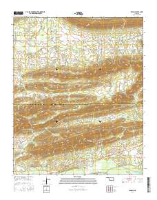 Kiamichi 2016 topographic map thumbnail