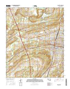 McAlester 2016 topographic map thumbnail