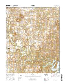 Hominy NE 2016 topographic map thumbnail