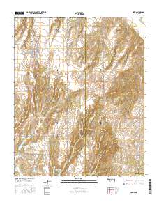 Hinton 2016 topographic map thumbnail