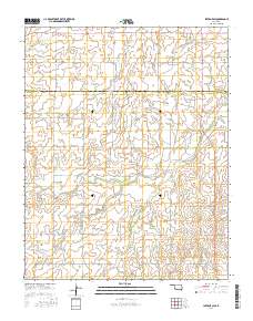 Laverne SW 2016 topographic map thumbnail