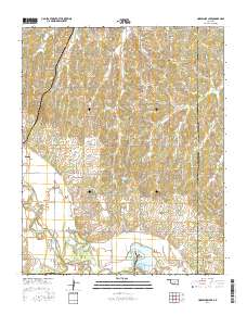 Horseshoe Lake 2016 topographic map thumbnail
