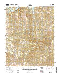 Olive 2016 topographic map thumbnail