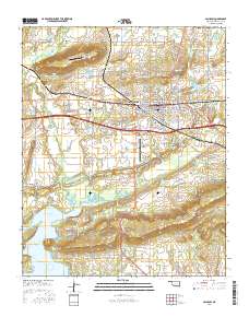 Sallisaw 2016 topographic map thumbnail