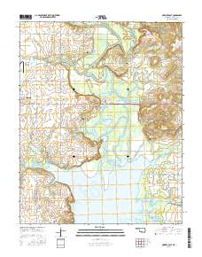 Nowata East 2016 topographic map thumbnail