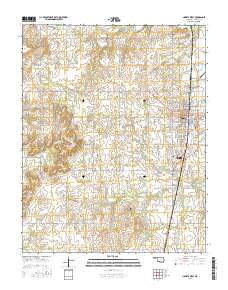 Nowata West 2016 topographic map thumbnail