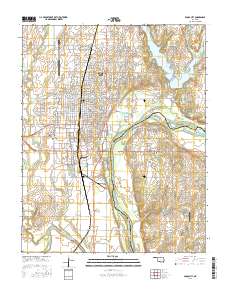 Ponca City 2016 topographic map thumbnail