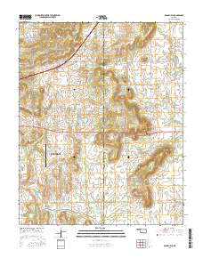 Osage Hills 2016 topographic map thumbnail