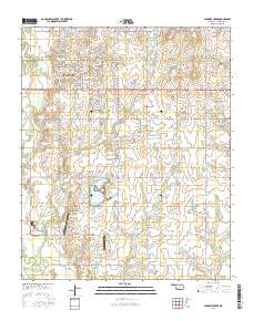 Ninemile Creek 2016 topographic map thumbnail