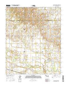 Porcupine Butte 2016 topographic map thumbnail