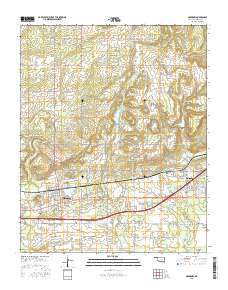 Muldrow 2016 topographic map thumbnail