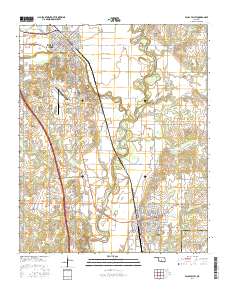 Pauls Valley 2016 topographic map thumbnail