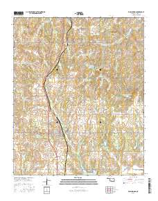 Rush Springs 2016 topographic map thumbnail
