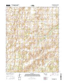 Woodward SW 2016 topographic map thumbnail
