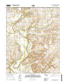 South Coffeyville 2016 topographic map thumbnail