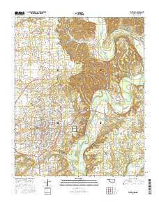 Tahlequah 2016 topographic map thumbnail