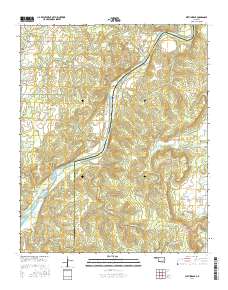 Wetumka SE 2016 topographic map thumbnail