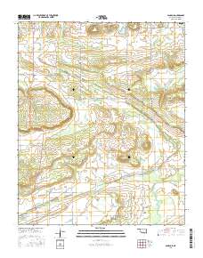 Sans Bois 2016 topographic map thumbnail