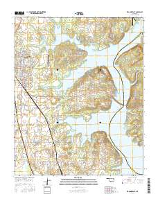 Wagoner East 2016 topographic map thumbnail