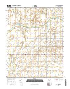 Pond Creek NW 2016 topographic map thumbnail