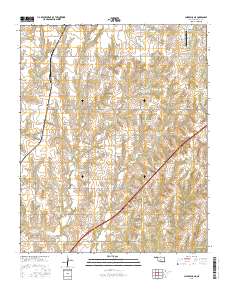 Chickasha NE 2016 topographic map thumbnail