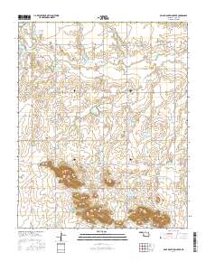 Rainy Mountain Creek 2016 topographic map thumbnail